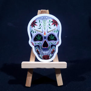 DAY OF THE DEAD MARIJUANA sticker