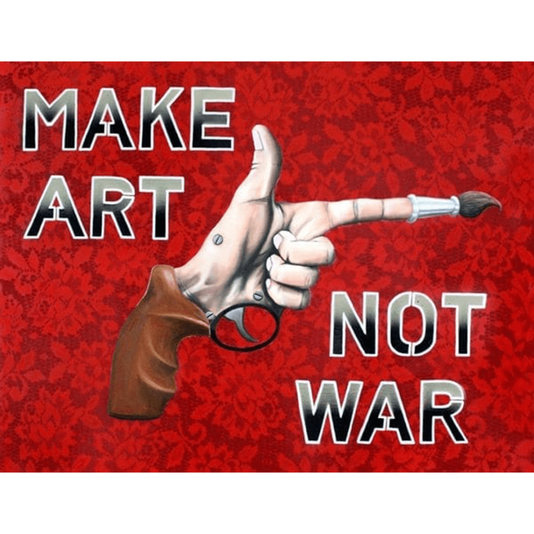 Make Art Not War Jared Aubel Art