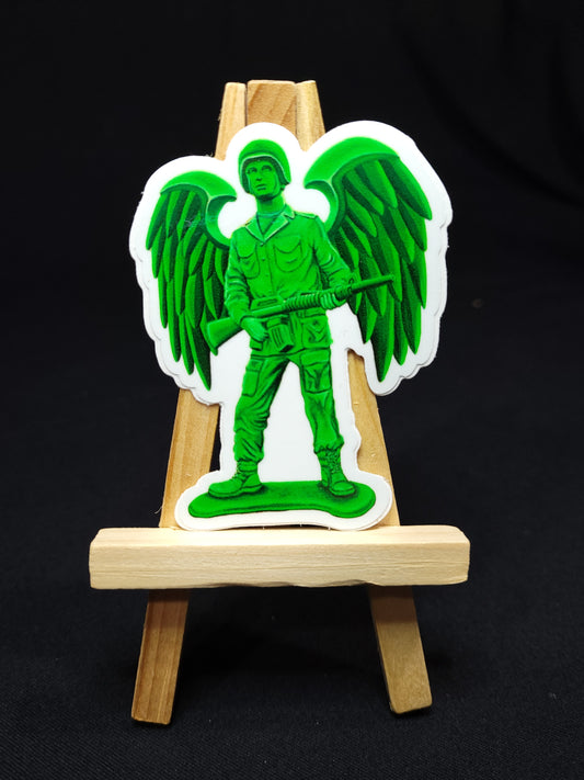 WINGS FOR WARRIORS sticker