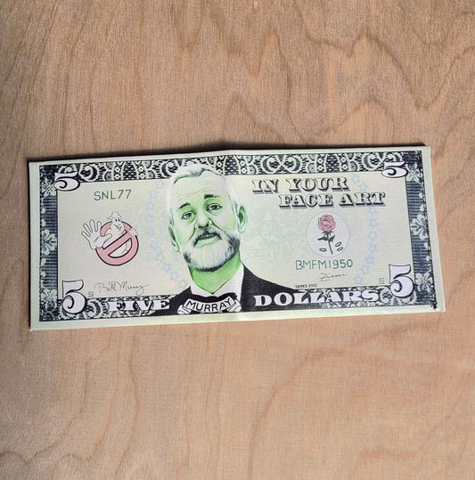 5 Dollar Bill Murray Wallet