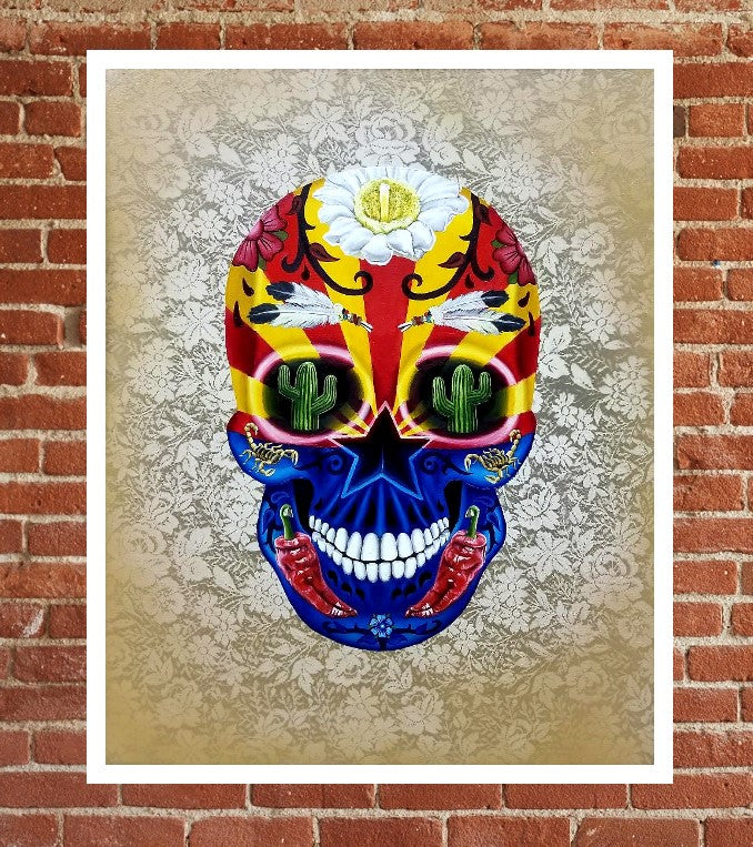 Day Of The Dead Arizona Skull