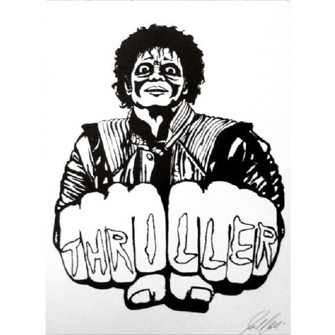 Michael Jackson Thriller Jared Aubel Art